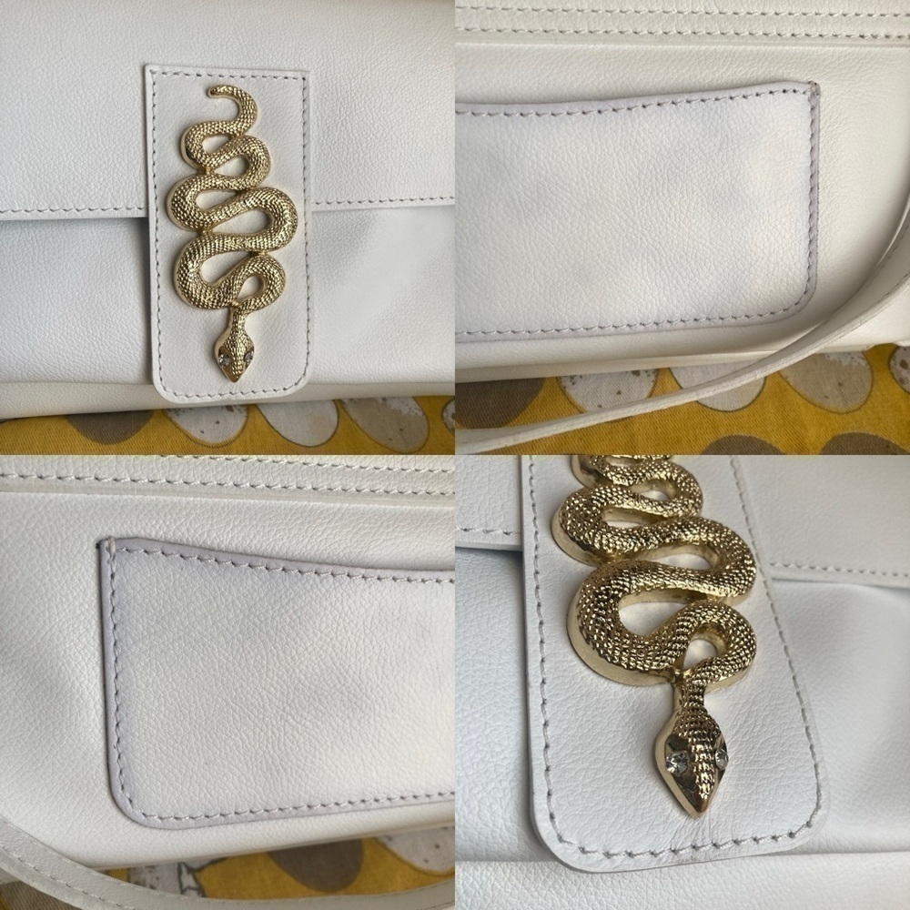 House of Harlow 1960 white snake crossbody bag - Picture 15 of 16